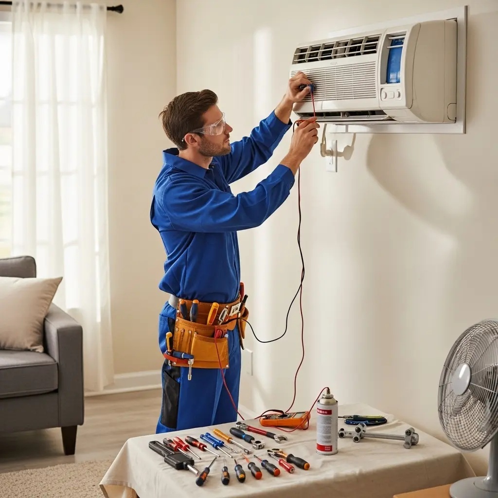 Yenimahalle Electrolux Electrolux klima gaz dolumu ve bakım – Enerji verimliliği artırıldı. - Teknik servis örneği